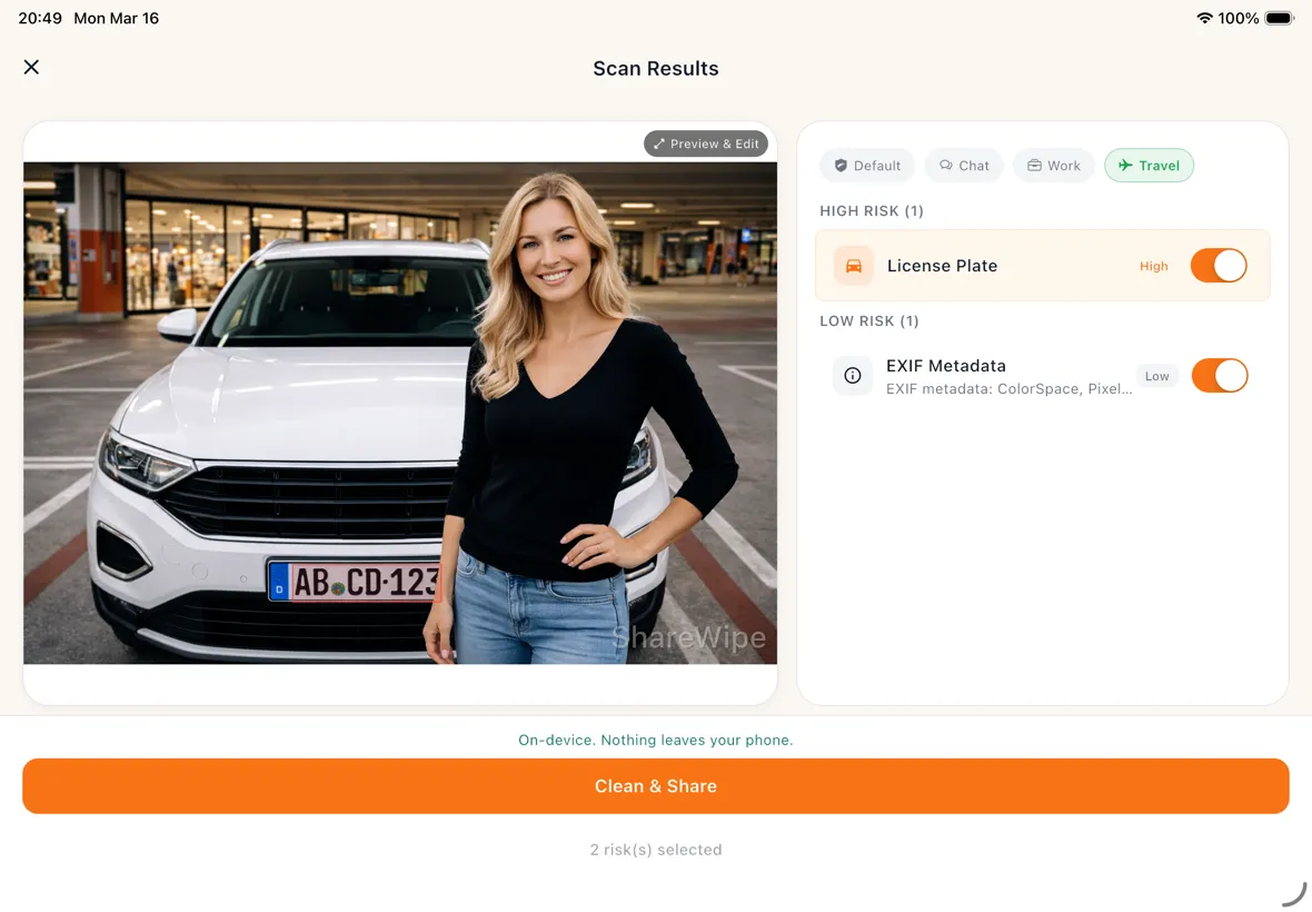 Step 2: Scanning for sensitive info